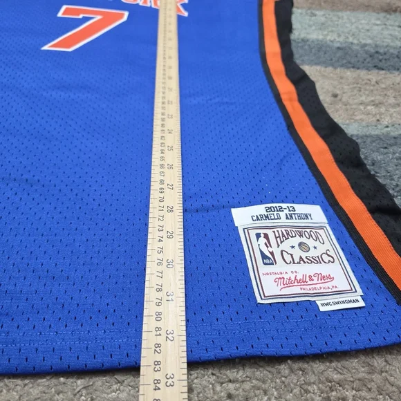 Carmelo Anthony Knicks Jersey 2XL Mitchell & Ness Swingman 2010-11 NWT - Picture 8 of 8